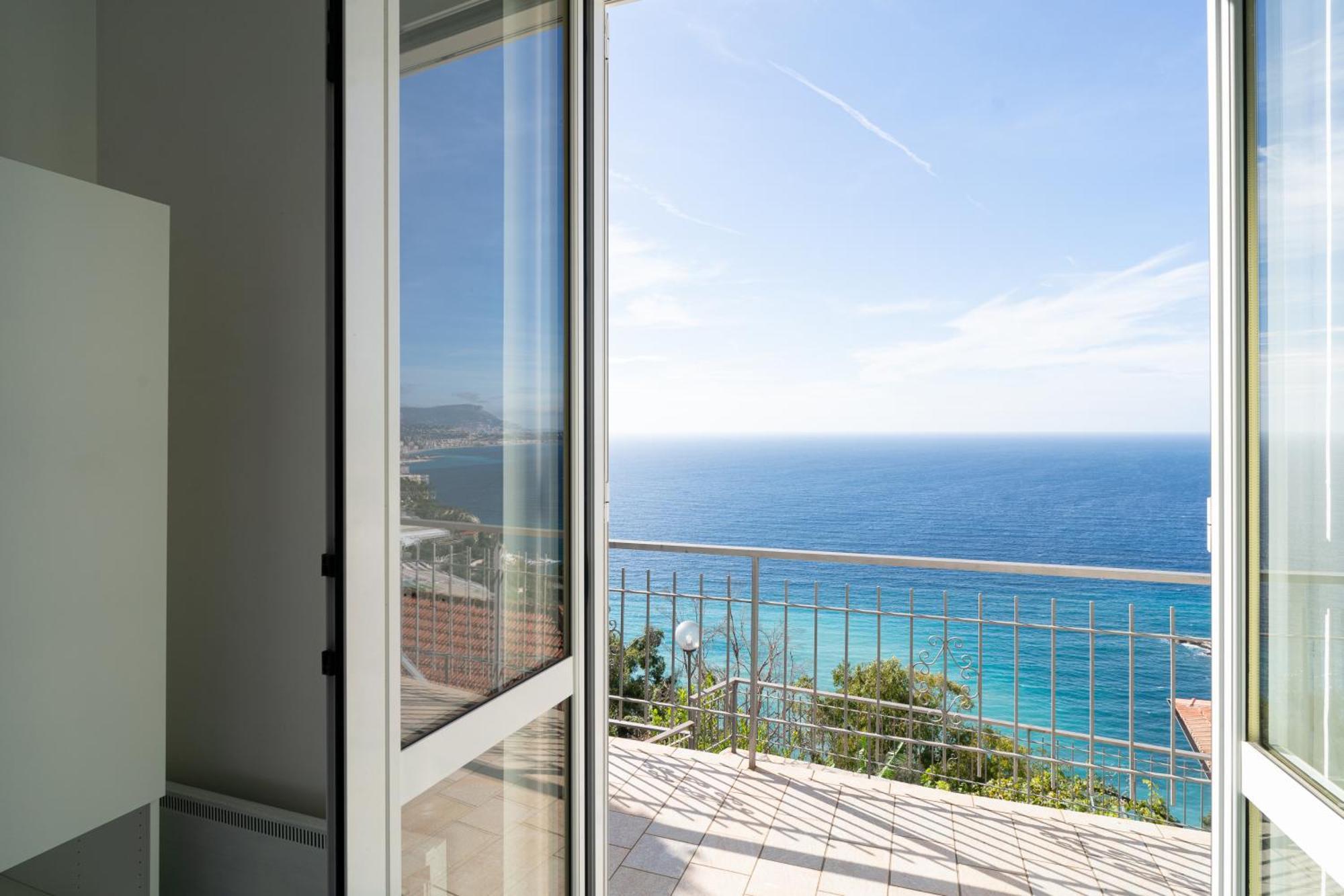 文蒂米利亚Casa Grimaldi - Terrace & Sea View公寓 外观 照片